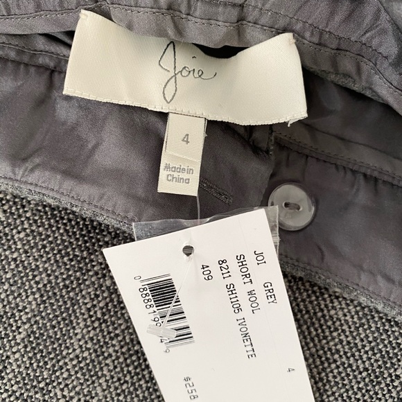 Joie Grey Wool Shorts - Picture 8 of 8